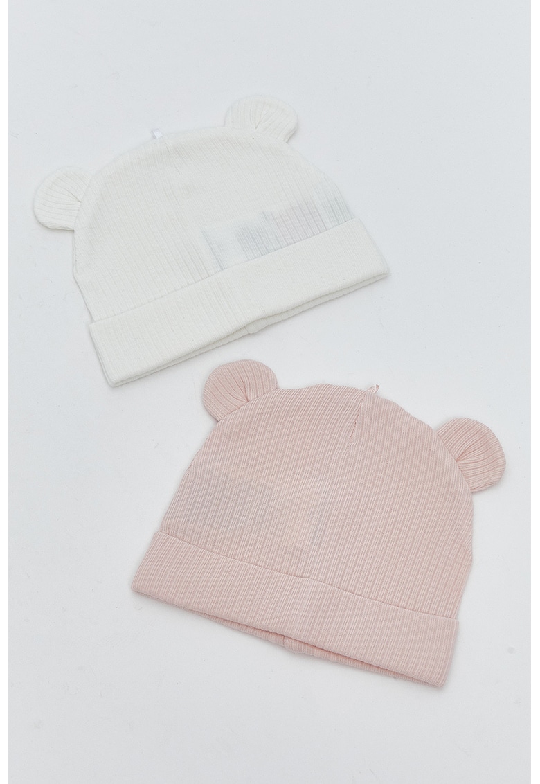 Set de caciuli striate - 2 piese