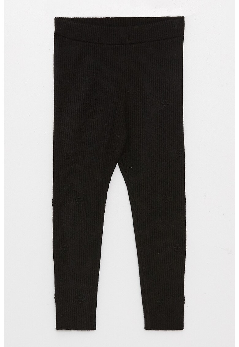 Colanti uni striati - Negru