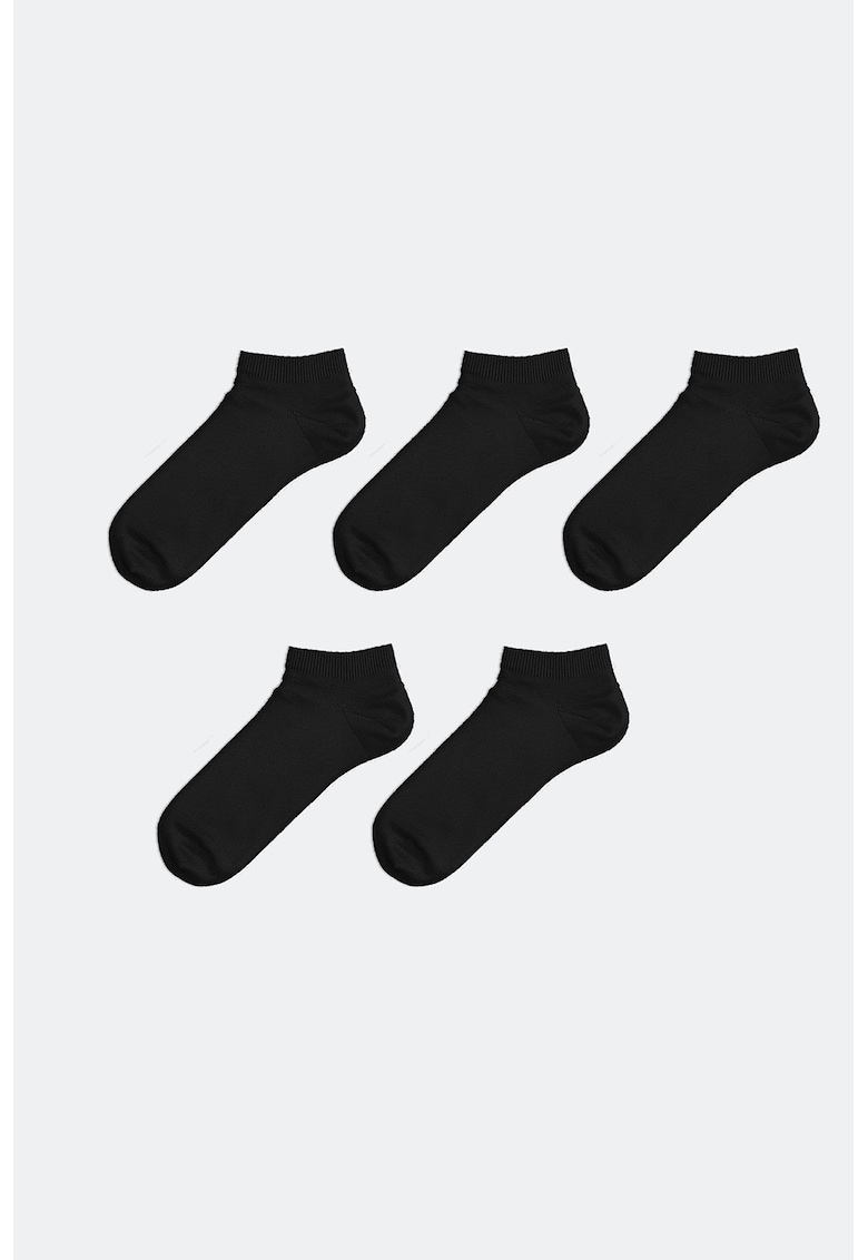 Set de sosete uni pana la glezna - 5 perechi