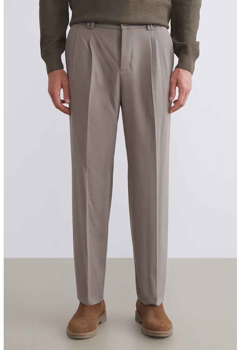 Pantaloni eleganti cu talie elastica