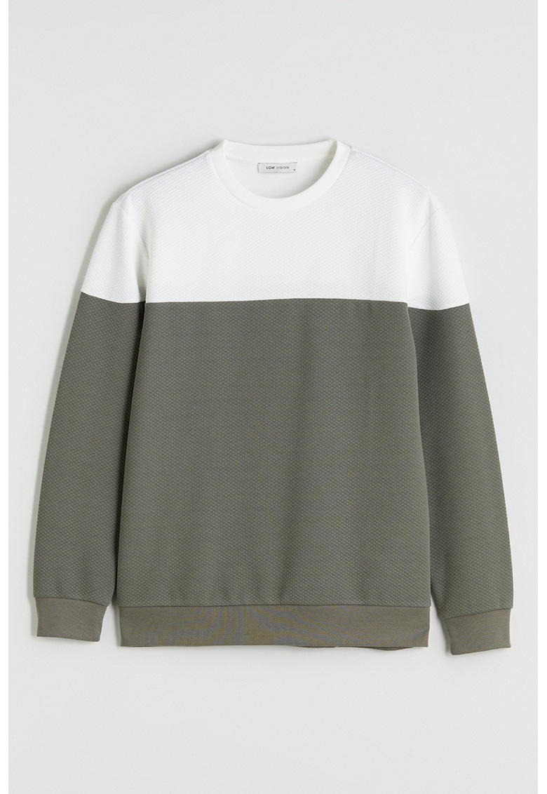 Bluza regular fit de trening cu aspect texturat