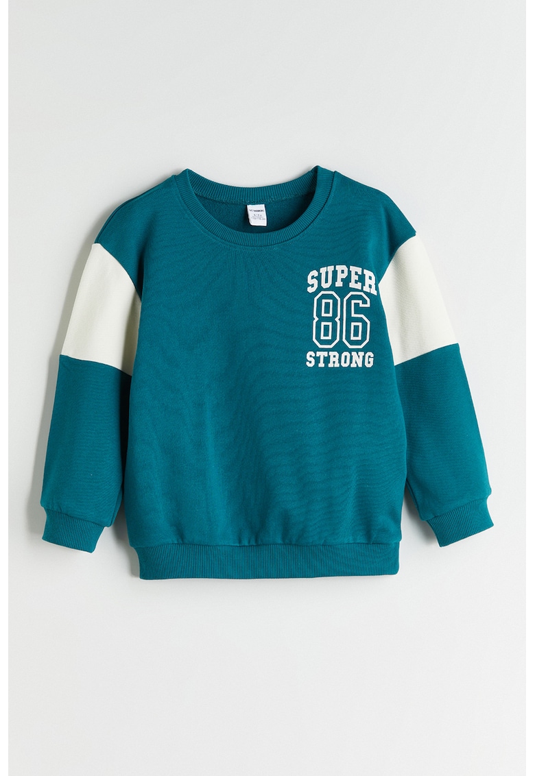 Bluza de trening cu imprimeu pe partea din spate