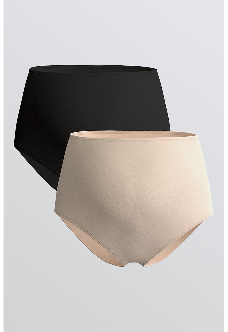 Set de chiloti cu talie inalta - 2 perechi