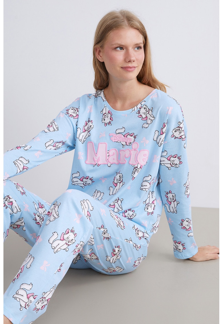 Pijama lunga cu Marie Cat