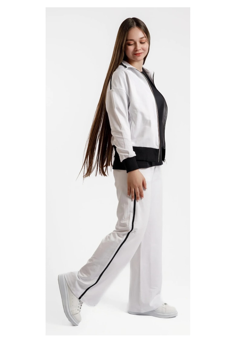 Trening din bumbac cu fermoar pentru dame