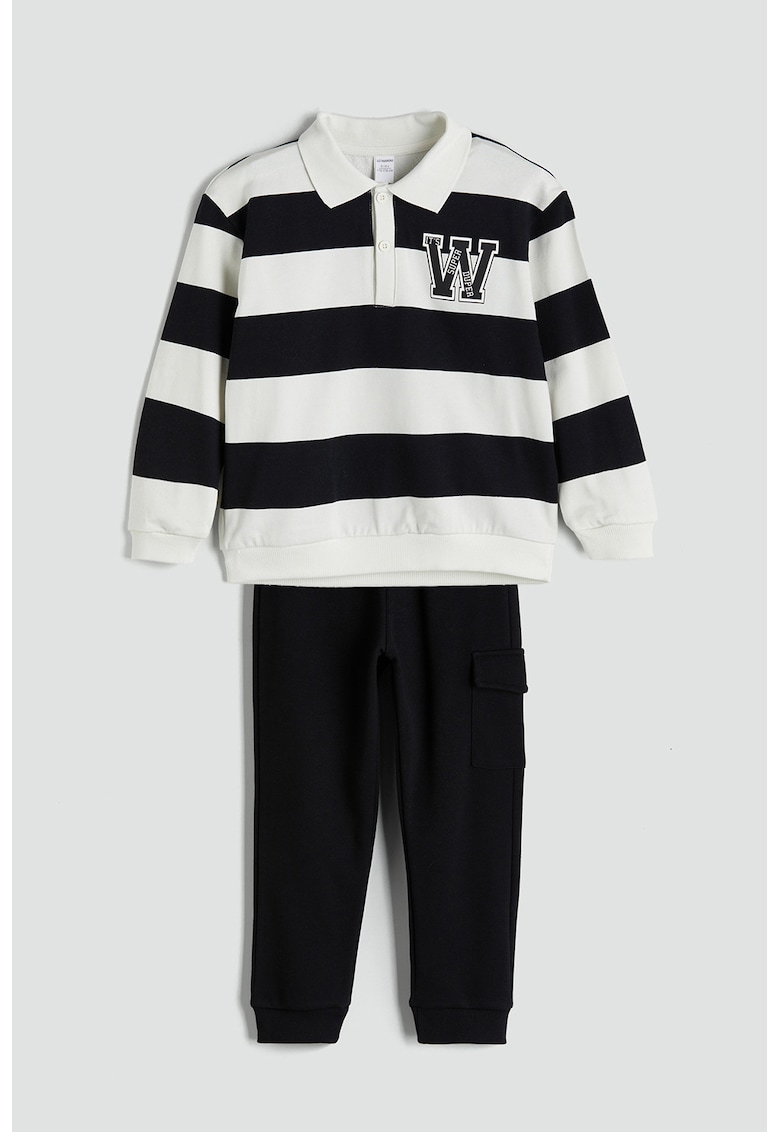Set de bluza polo si pantaloni de trening