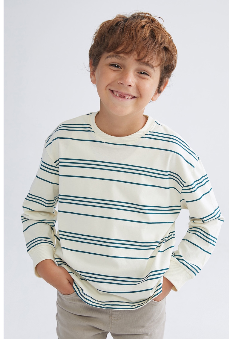 Bluza cu maneci lungi si dungi