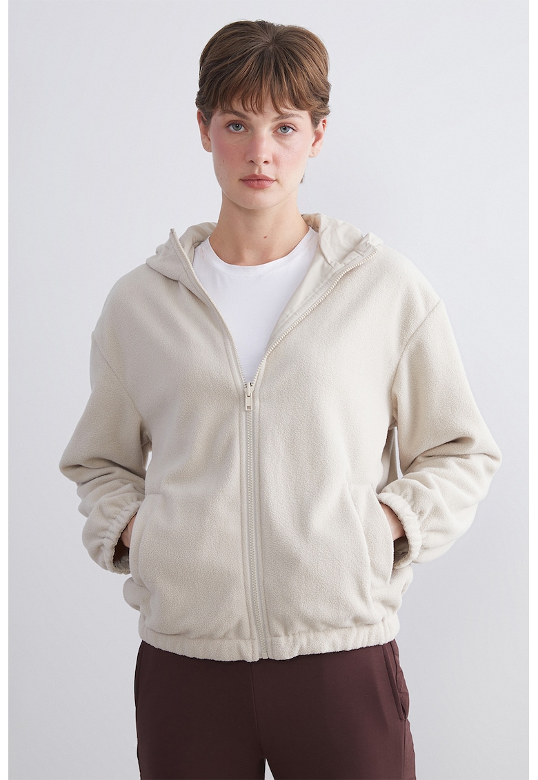 Jacheta reversibila cu gluga