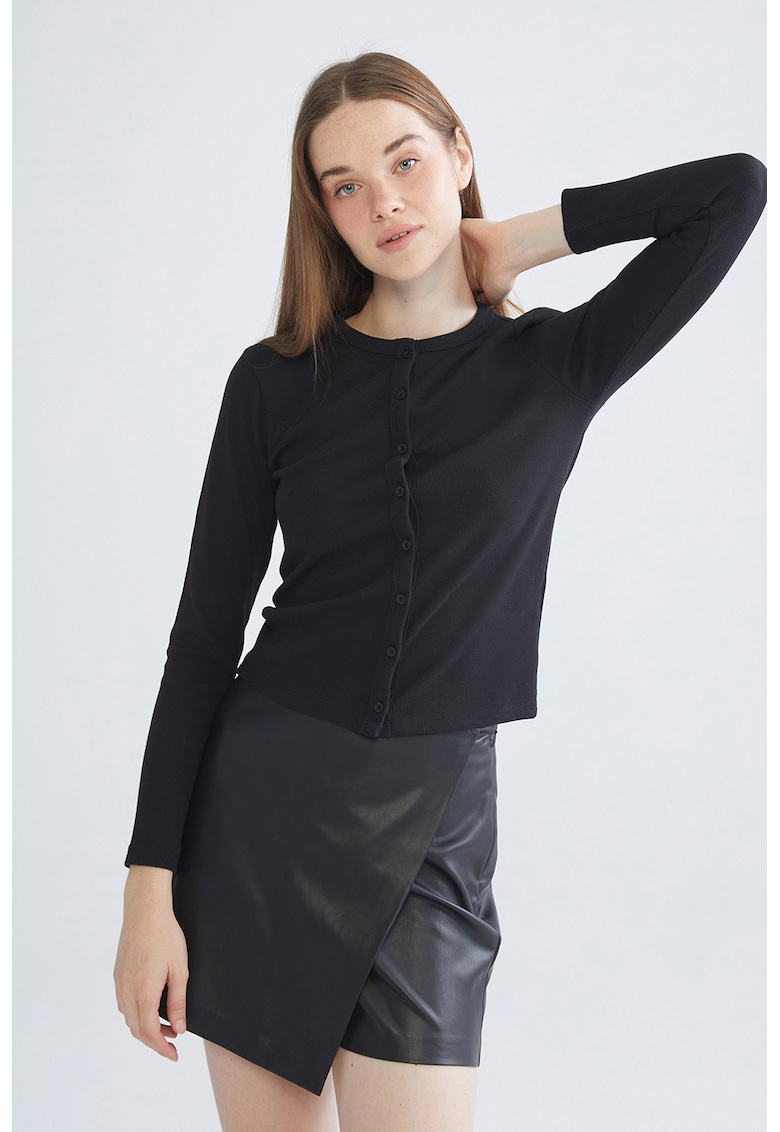 Cardigan din amestec de bumbac