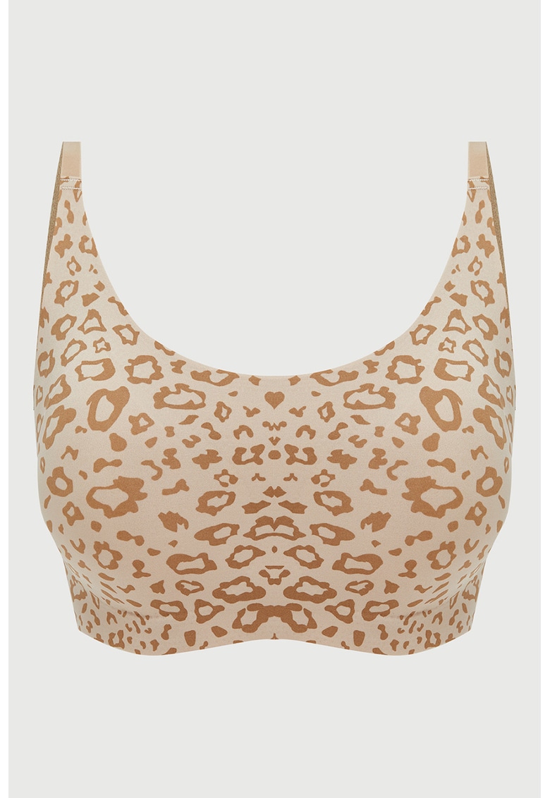 Sutien cu burete subtire si animal print