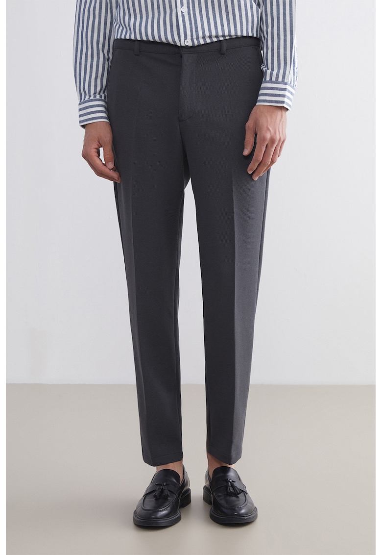 Pantaloni regular fit plisati Vision