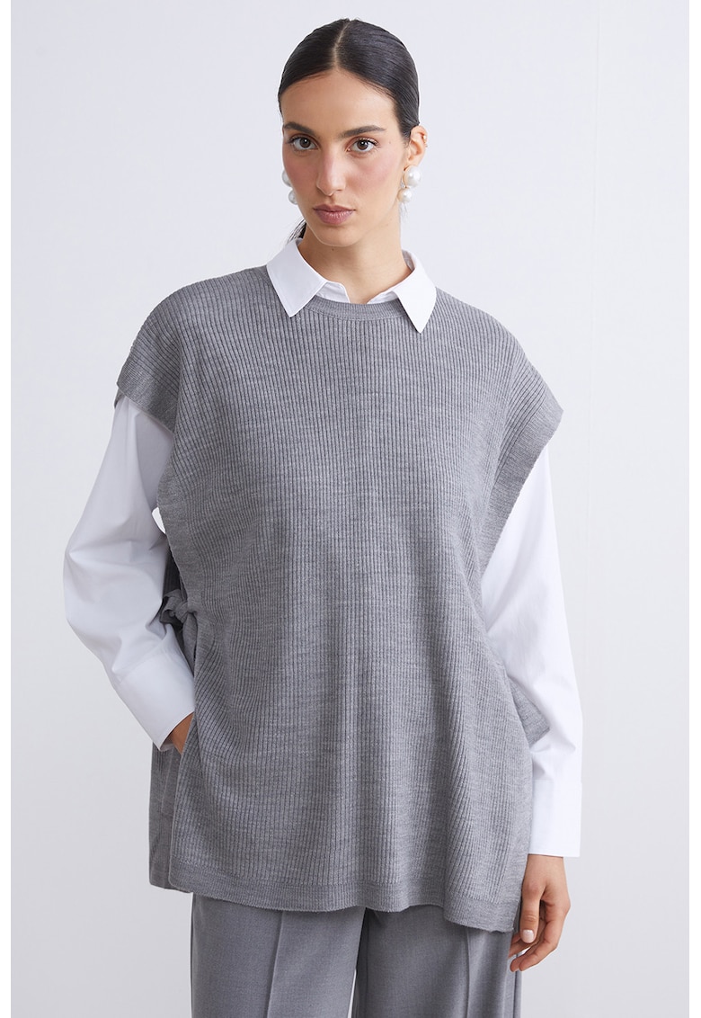 Cadigan lejer cu prindere laterala