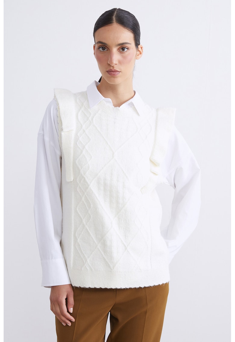 Vesta lejera tricotata