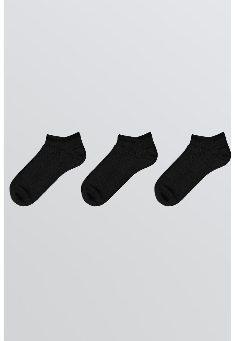 Set de sosete uni pana la glezna - 3 perechi