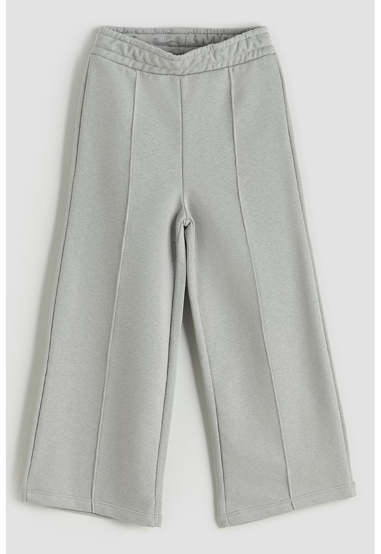 Pantaloni de trening din amestec de bumbac cu banda elastica in talie