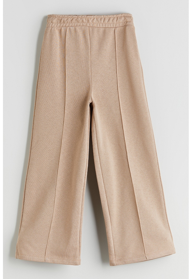 Pantaloni de trening din amestec de bumbac cu banda elastica in talie