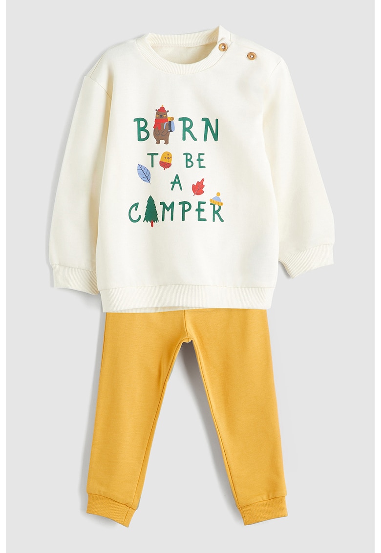 Trening de bumbac cu imprimeu text