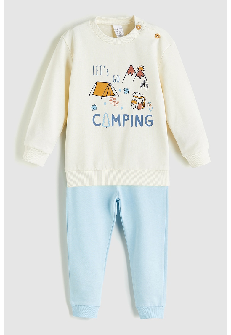 Trening de bumbac cu imprimeu Camping