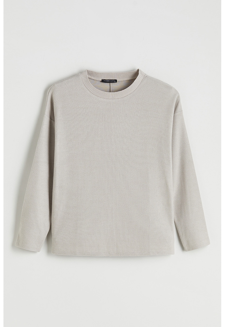 Pulover supradimensionat tricotat fin