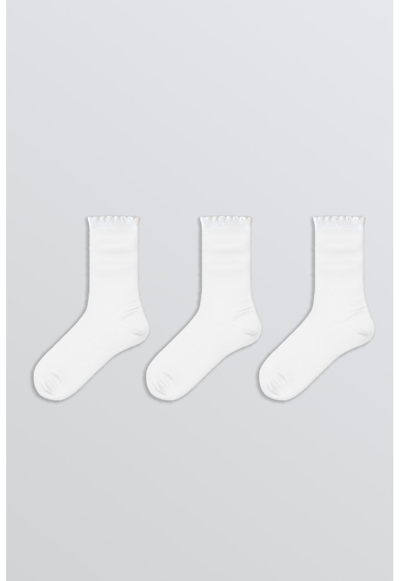 Set de sosete lungi uni - 3 perechi