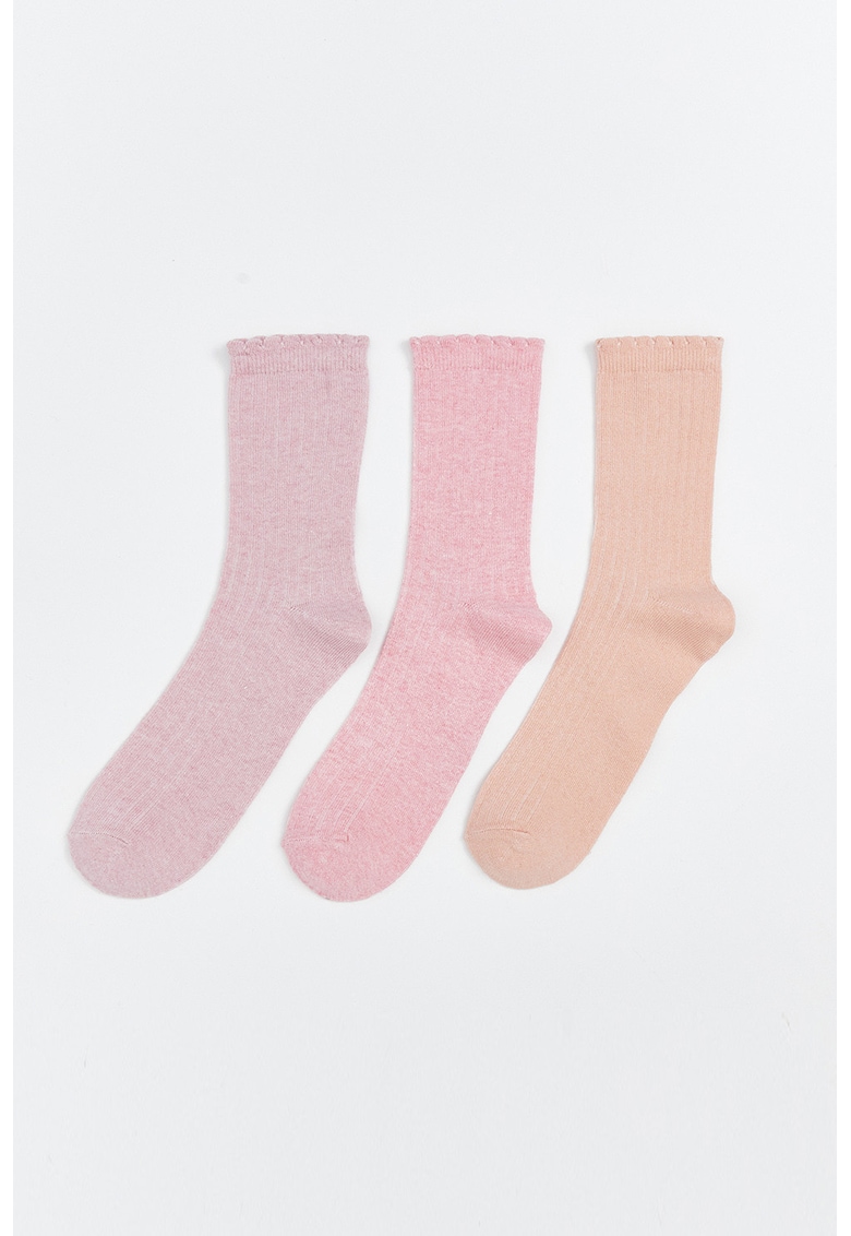 Set de sosete lungi cu volane - 3 perechi