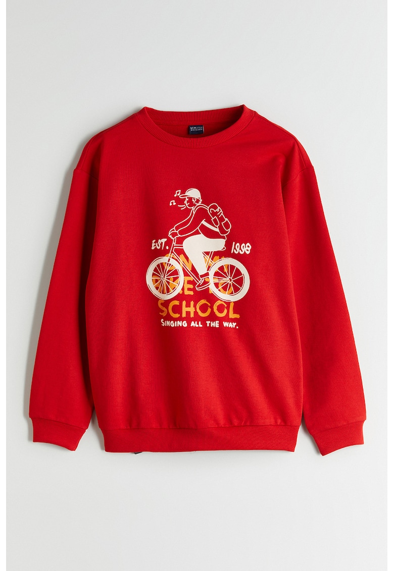 Bluza sport lejera cu imprimeu