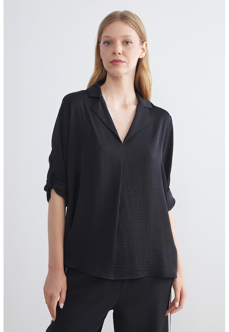 Bluza lejera cu maneci trei sferturi