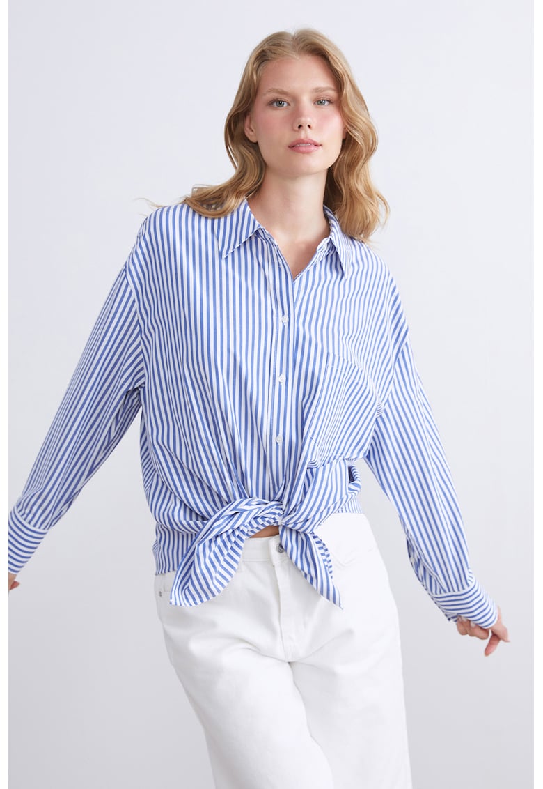 Camasa supradimensionata cu dungi