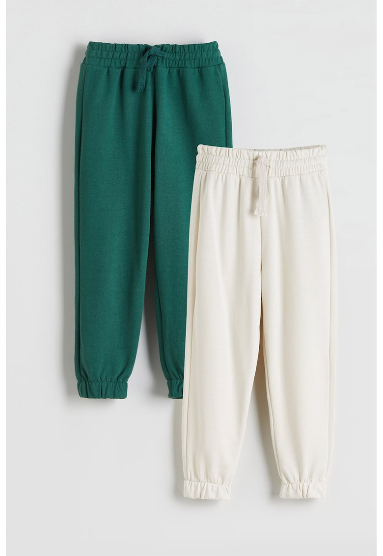 Set de pantaloni de trening din amestec de bumbac - 2 piese