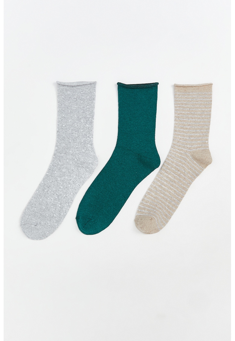 Set de sosete lungi cu model - 3 perechi