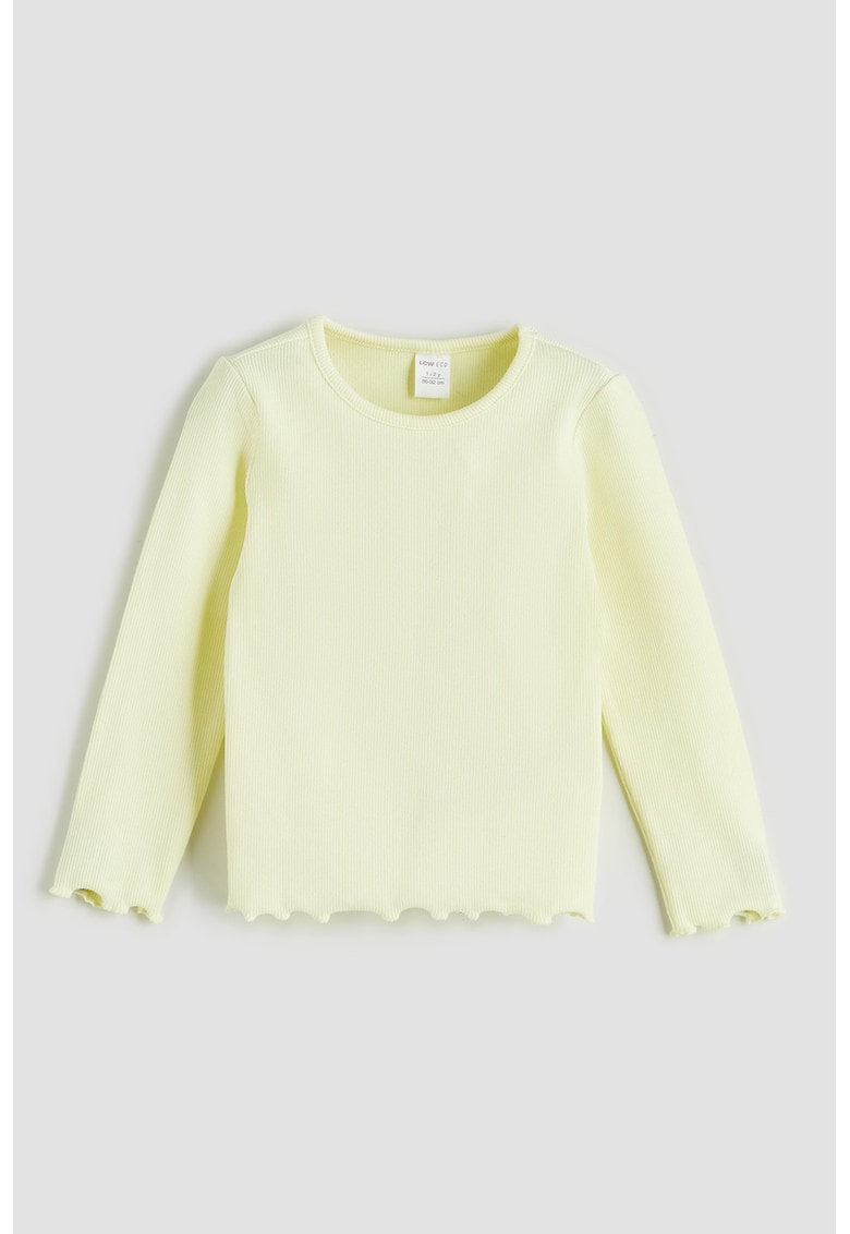 Bluza striata cu terminatie valurita