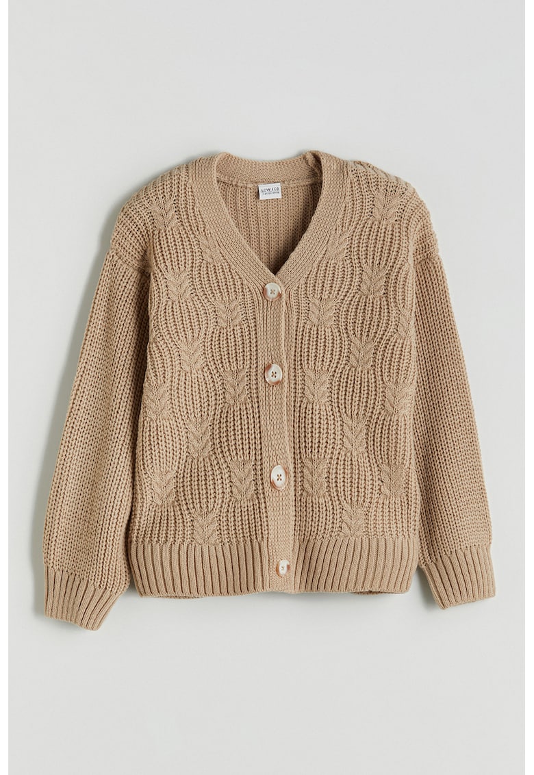 Cardigan tricotat cu nasturi