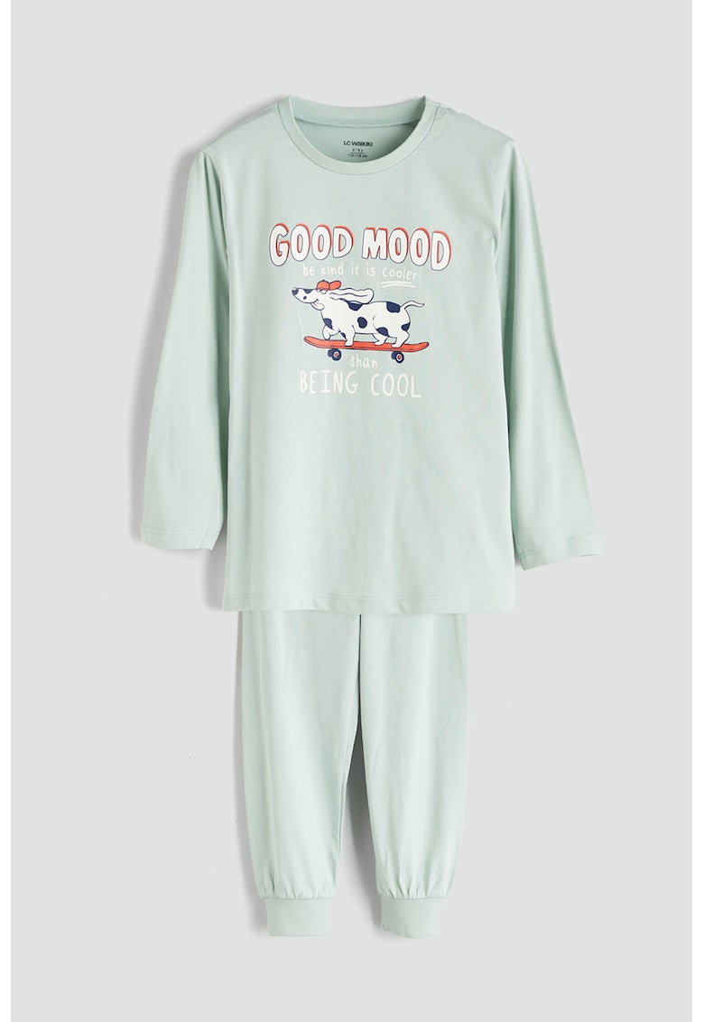 Pijama lunga de bumbac