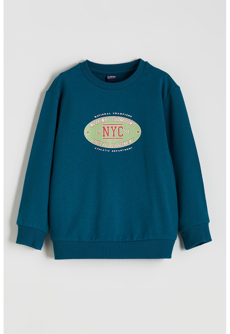 Bluza de trening din bumbac cu imprimeu