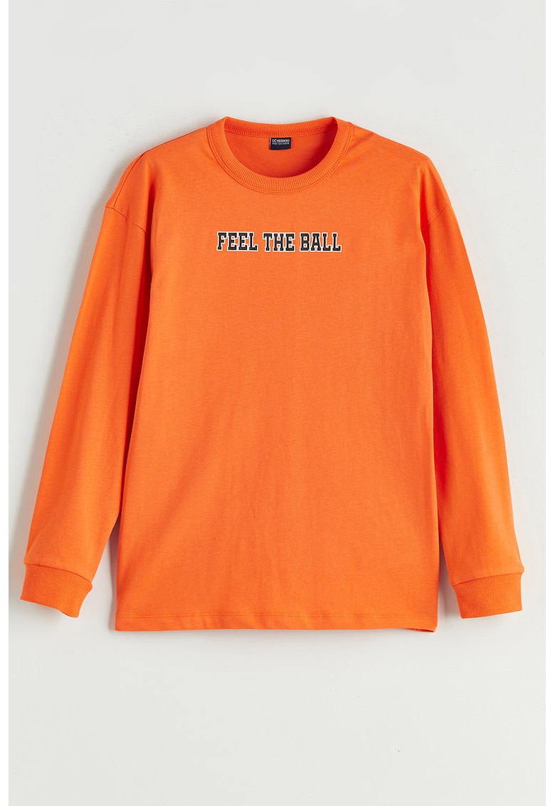 Bluza cu imprimeu grafic pe partea din spate