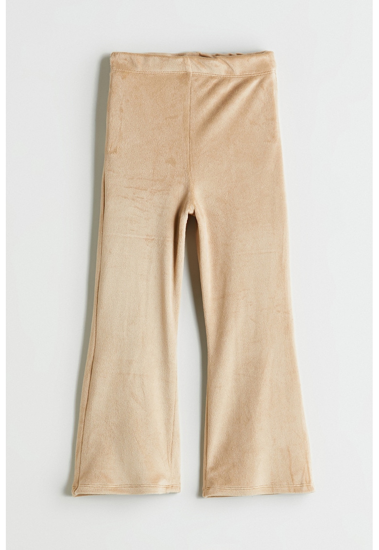 Pantaloni de catifea cu talie elastica