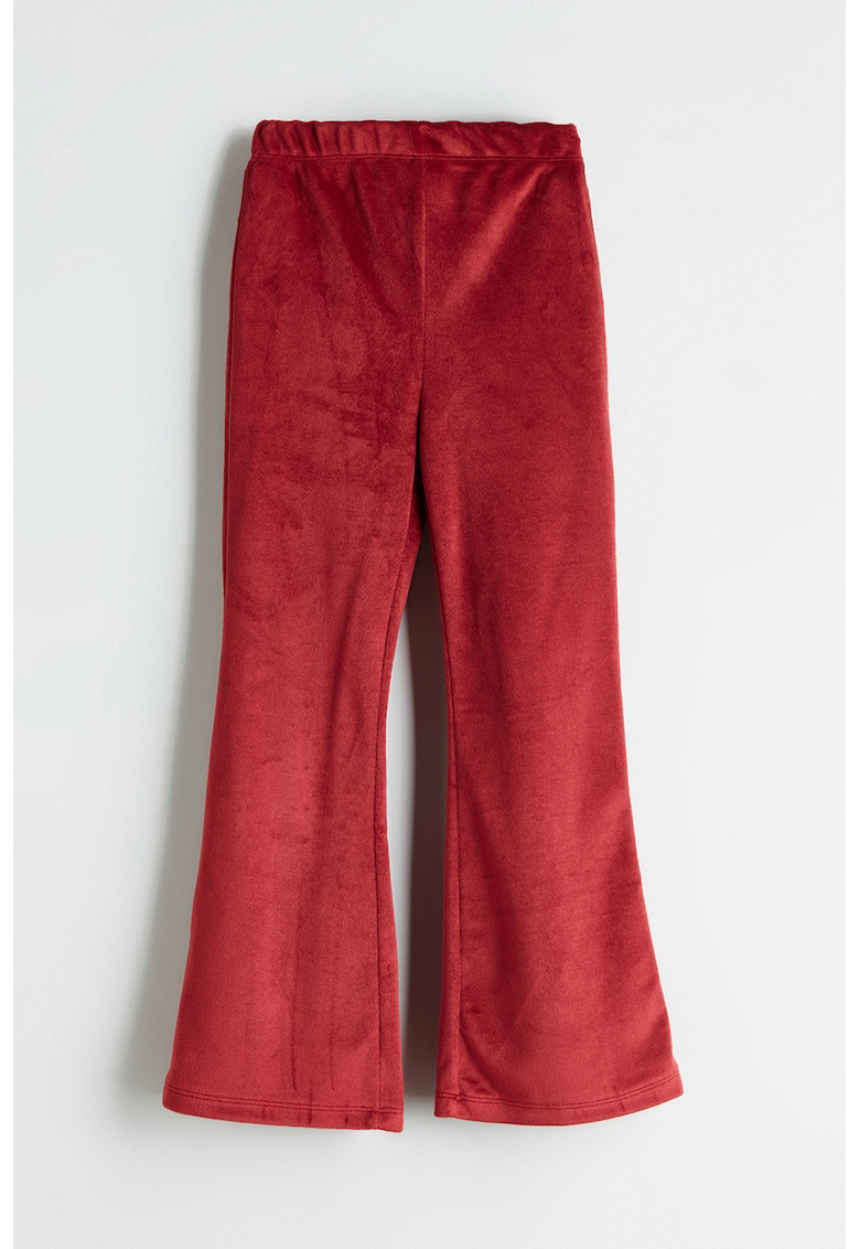Pantaloni de catifea cu talie elastica