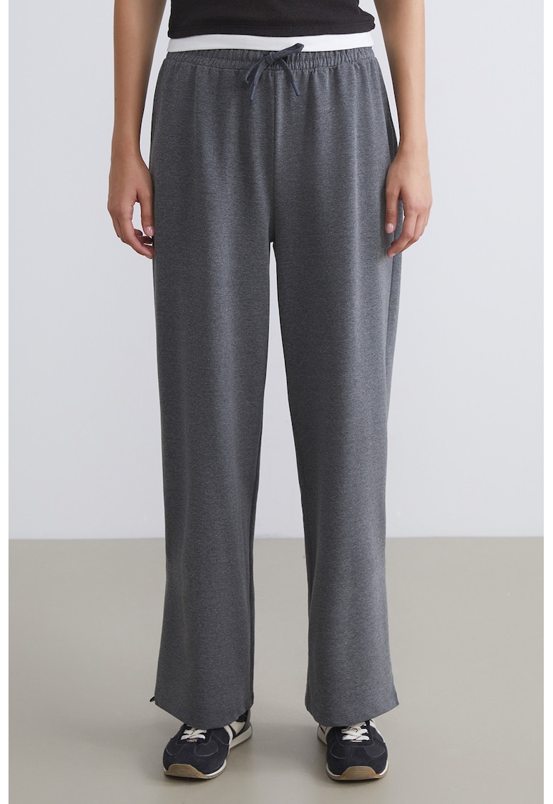 Pantaloni uni regular fit