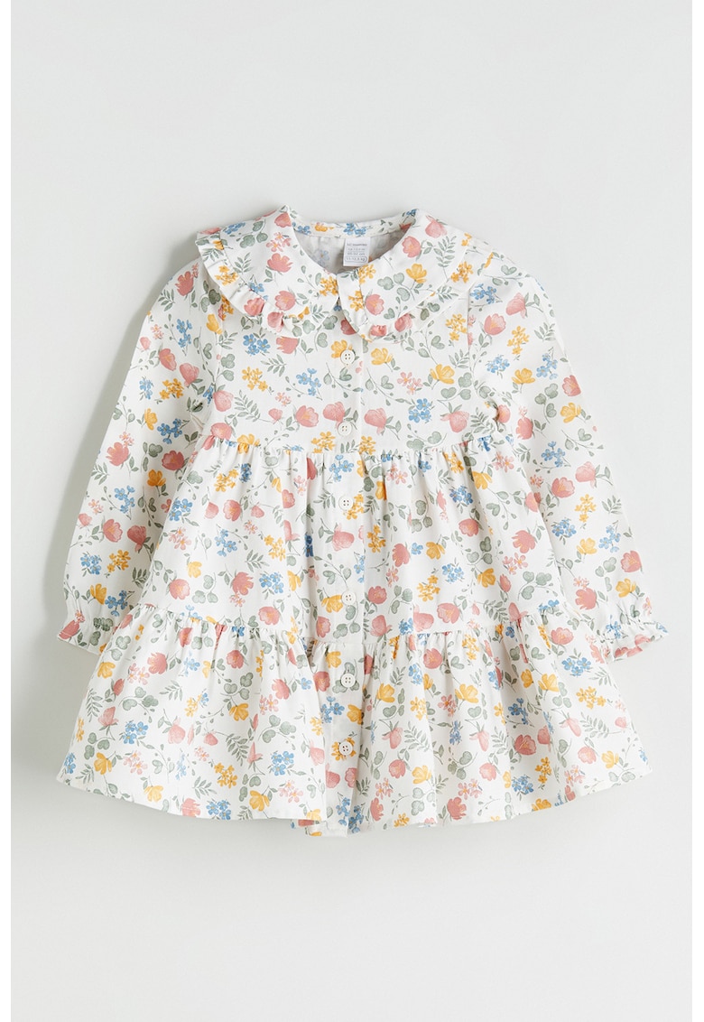 Rochie evazata cu guler Peter Pan