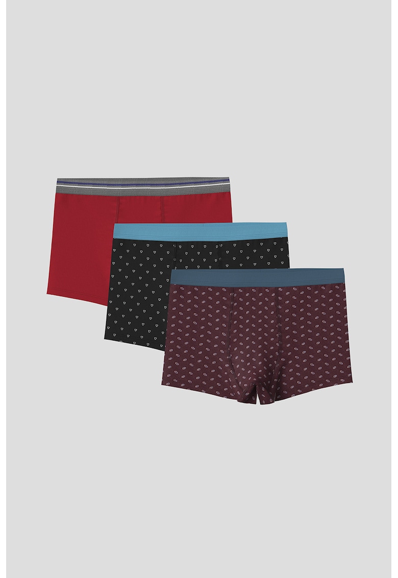 Set de boxeri cu model - 3 perechi