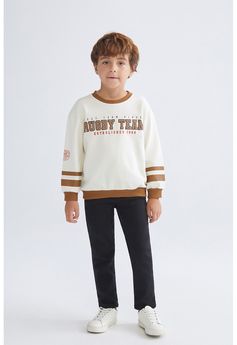 Bluza de trening din bumbac cu imprimeu