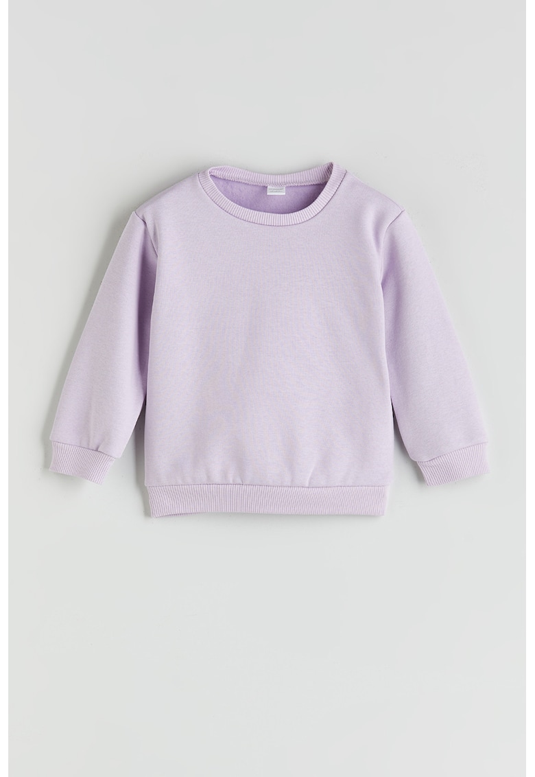 Bluza de trening uni cu decolteu la baza gatului