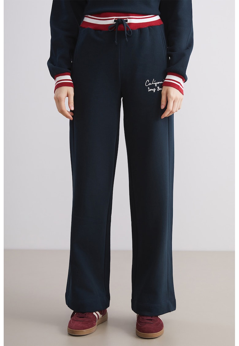 Pantaloni de trening drepti cu snur