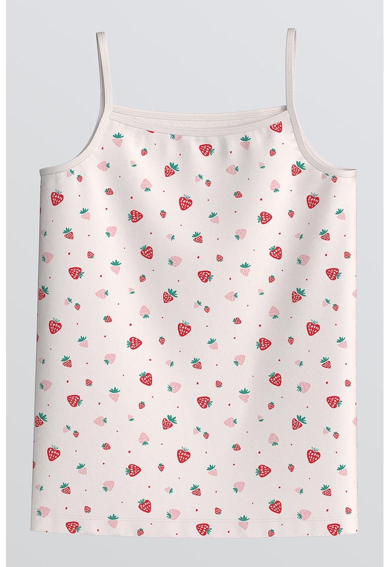 Top din bumbac cu model