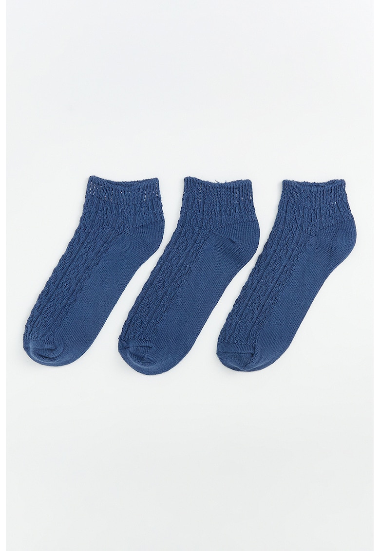 Set de sosete uni pana la glezna - 3 perechi