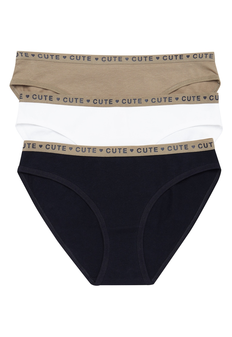 Chiloti dama maro - alb-negru set de 3 perechi Mi-Mi Chiloti dama maro - alb-negru set de 3 perechi Mi-Mi