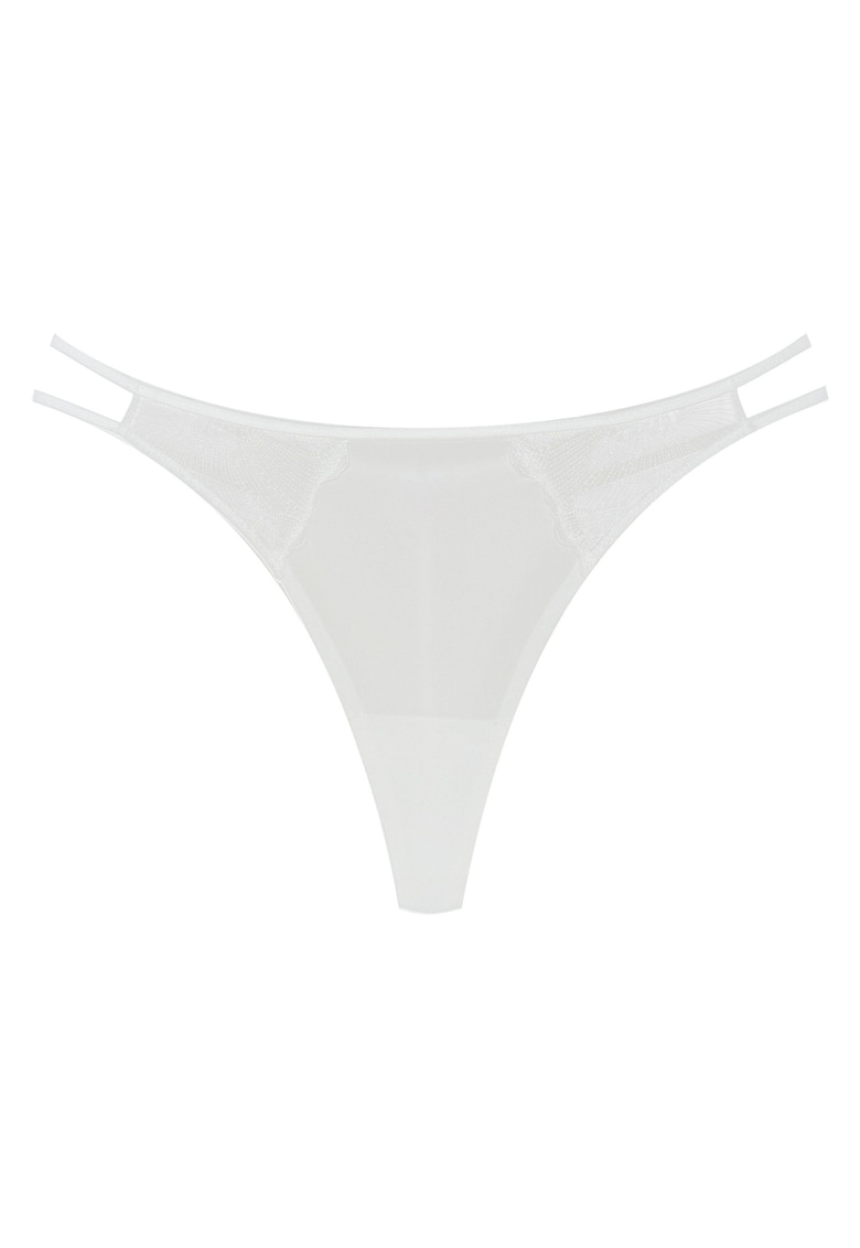 Chiloti dama tip tanga Alb Bluey