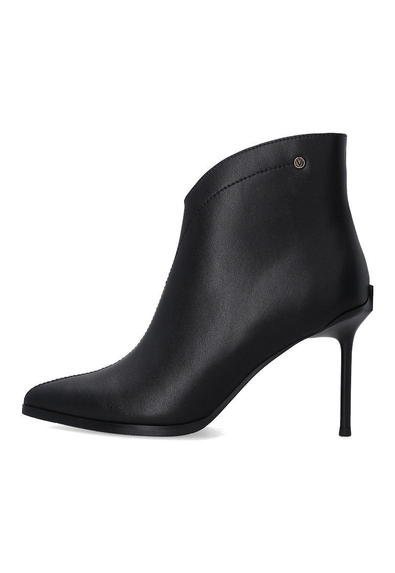 Botine din piele cu toc stiletto