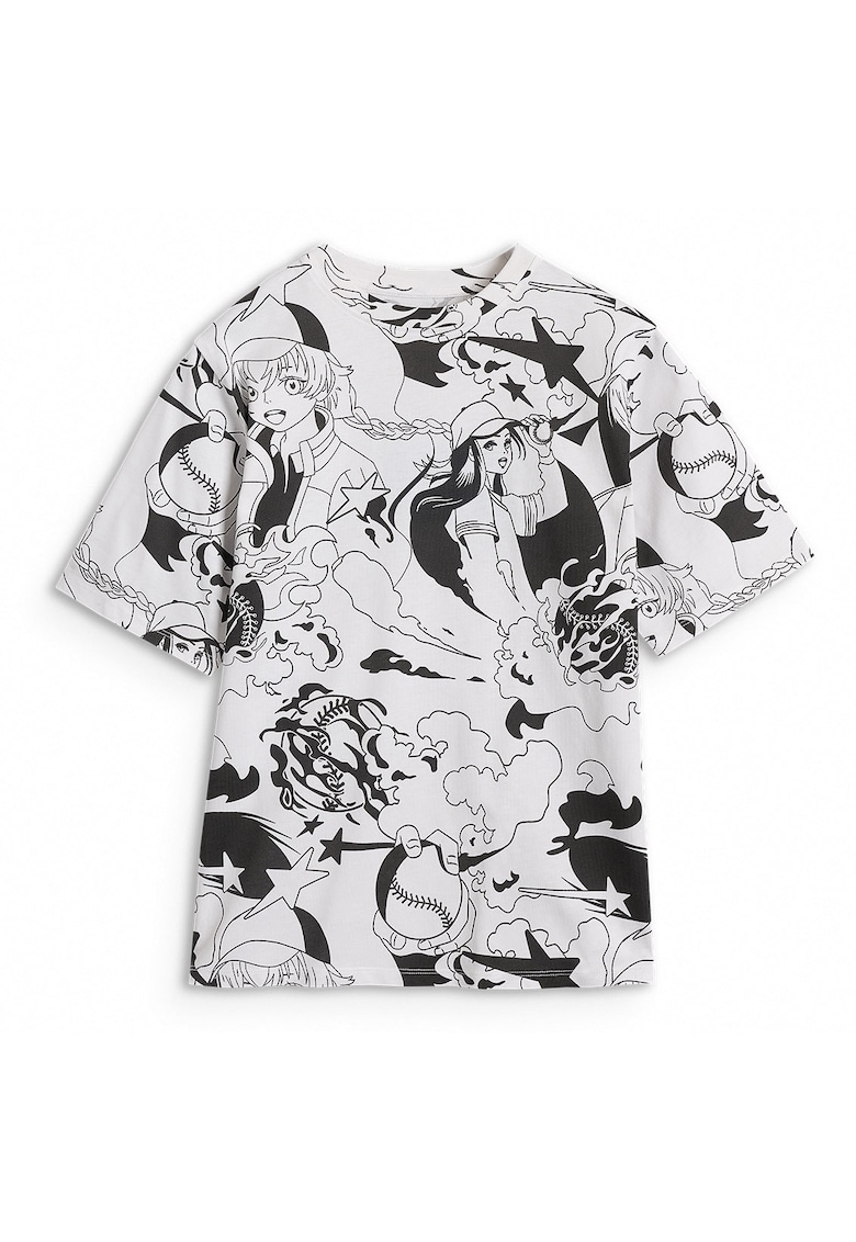 Tricou Oversize Fete Multicolor Bumbac - 48934