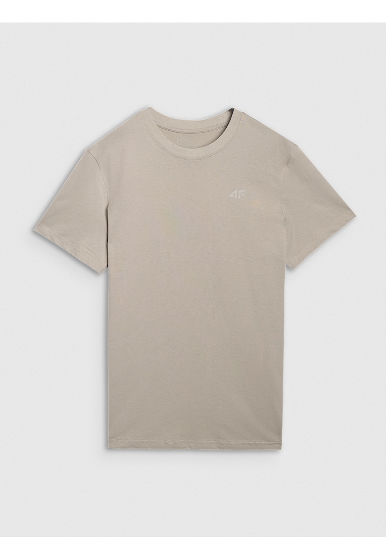 Tricou barbati bumbac - gri deschis -